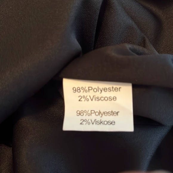 Black top. Never worn. Soft tank underneath. Purchased for performing event. - Picture 3 of 3